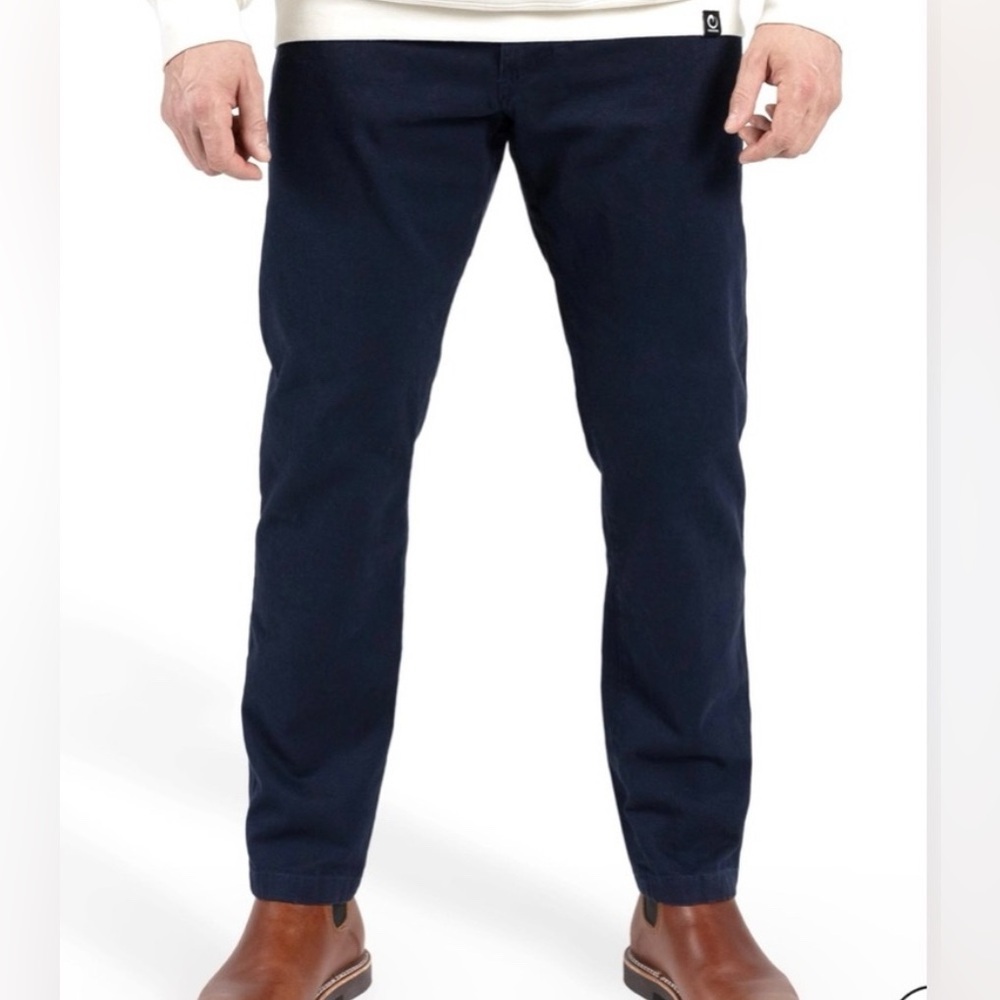 Origin Apparel Men’s Navy Blue Canvas Tapered Pants Size 32 X 32 New with tags